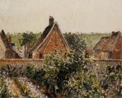 卡米耶 毕沙罗 : Harvest in the Orchard, Eragny